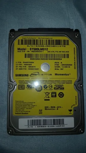 HD 500GB Seagate/Samsung - Momentus