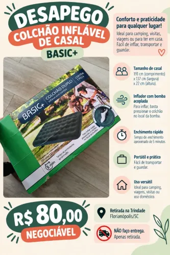 Colchão inflável