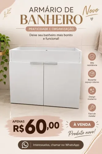 Gabinete de banheiro 