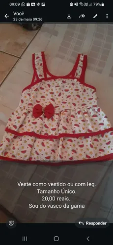 Usa como vestido ou leg