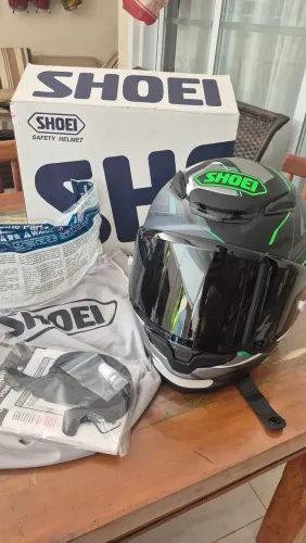 Capacete Shoei Nxr 2 Capriccio TC-4 Verde