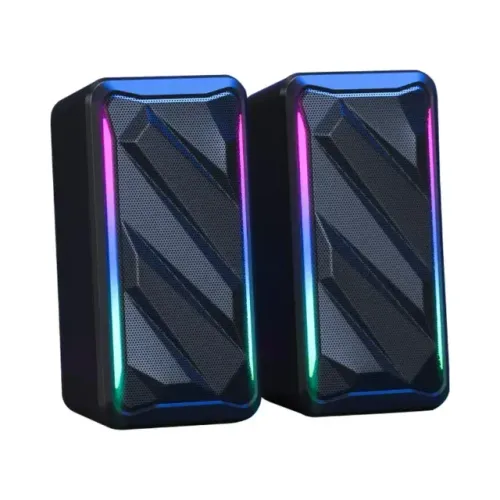 Caixa de Som Gamer Hórus Knup KP-RO849 RGB 10W RMS saída 1XP3/USB Energia - WZetta