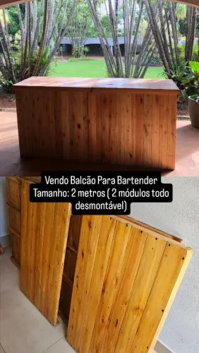 Balcão Bartender Desmontável 