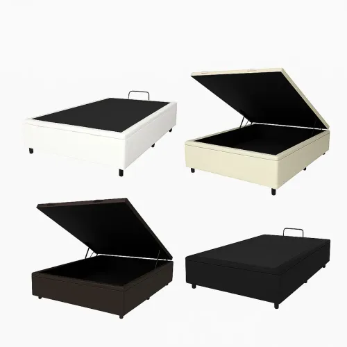 Cama box baú casal