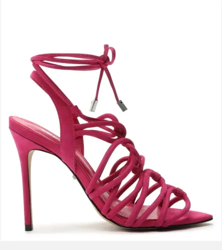 Sandália Arezzo de Salto Alto - Rosa Pink Tamanho 35 | Sem uso | Original Arezzo