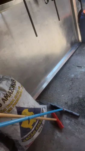 vendo banca mesa de inox pra colocar peixe