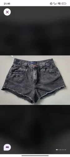 Short Jeans Grafite 46