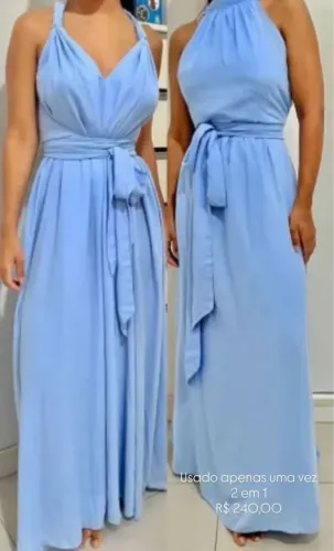 Vestido longo de festa 