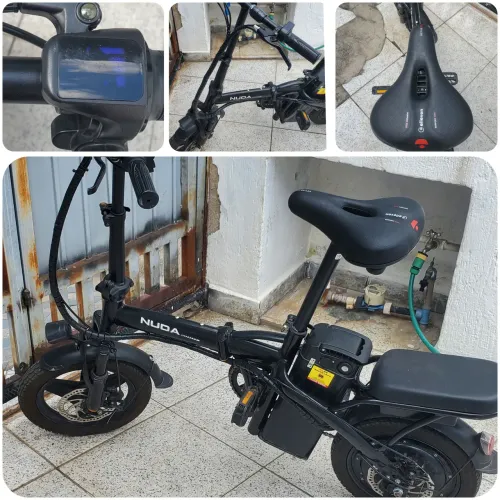 Bicicleta elétrica 400w 48v dobrável