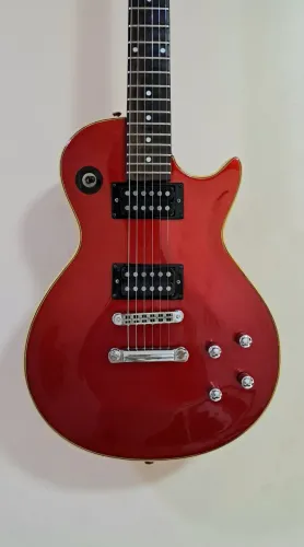 Linda Guitarra Les Paul Vermelha Marquês