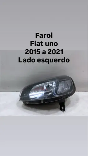 Farol Fiat uno 2015 16 17 18 19 20 2021 Le original 