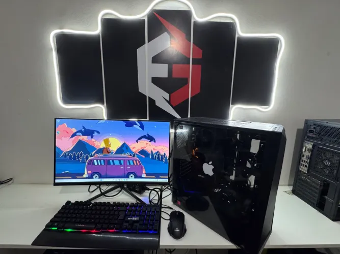 Pc Gamer Ryzen 5 3400g + 16gb de memoria + ssd de 256gb + Fonte de 500w 