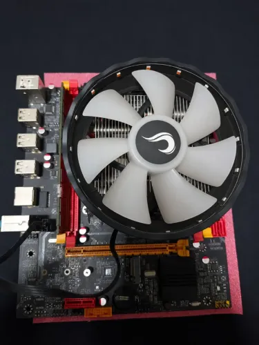 Placa Mãe Gamer x79 com Processador e Cooler