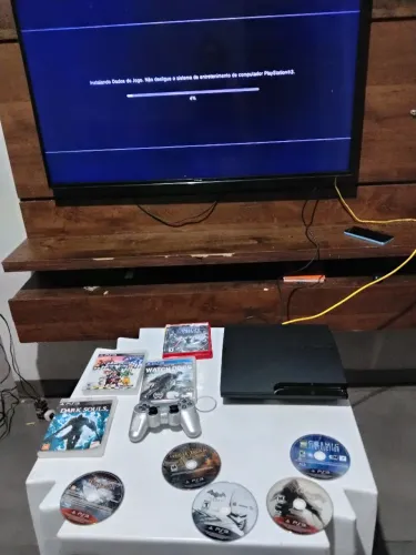PLAYSTATION 3 SLIM e JOGOS