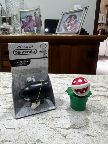 Bullet Bill e Planta Mario Jakks