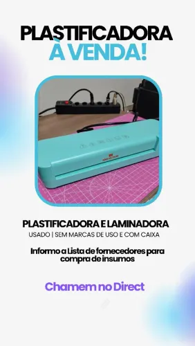 Vendo Plastificadora e Laminadora 