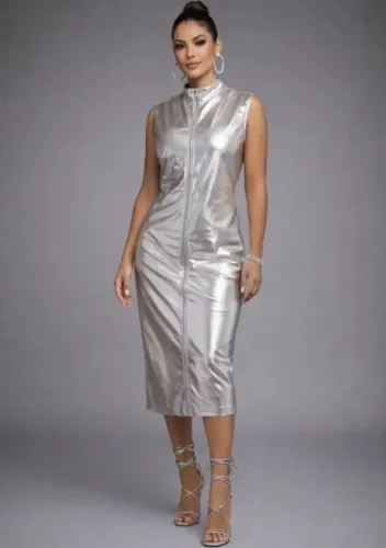 Vestido Prateado