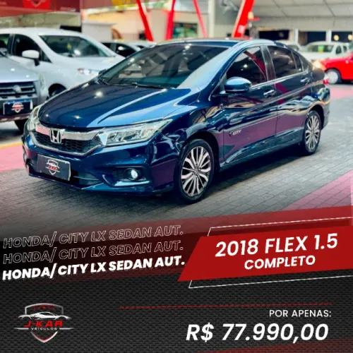Honda City Sedan LX 1.5 Flex 16V 4P Aut. 2018
