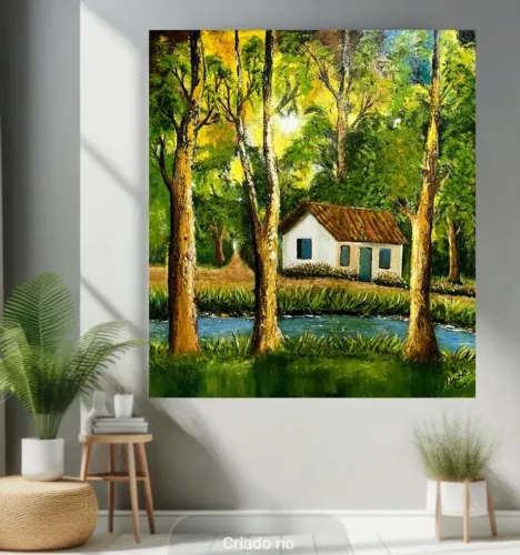 Quadro pintura em tela