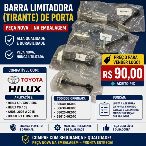 Barra limitadora (tirante ) de porta