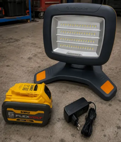 Bateria dewalt e Refletor led
