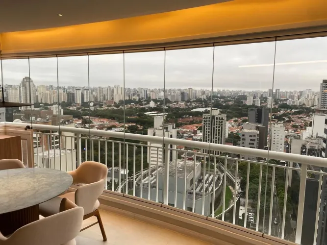 Apartamento com 1 dormitório para alugar, 75 m² por R$ 16.100,00/mês - Brooklin - São Paul