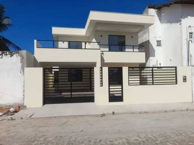 Vendo Casa em Condomínio 200m² Privativos 4 Quartos Piscina Varanda Vista Mar - Atlântico
