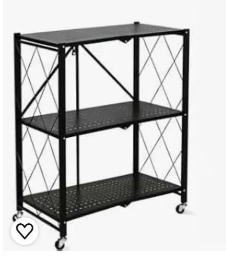 Quatro Estantes metal dobrável 3 níveis