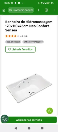 Hidromassagem SenSea Confort