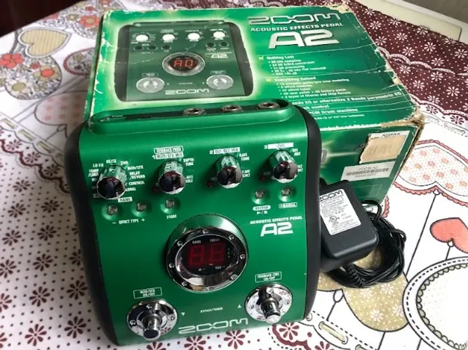 Pedaleira A2 Zoom Acustic parcelo no Olxpay/ML avalio troca