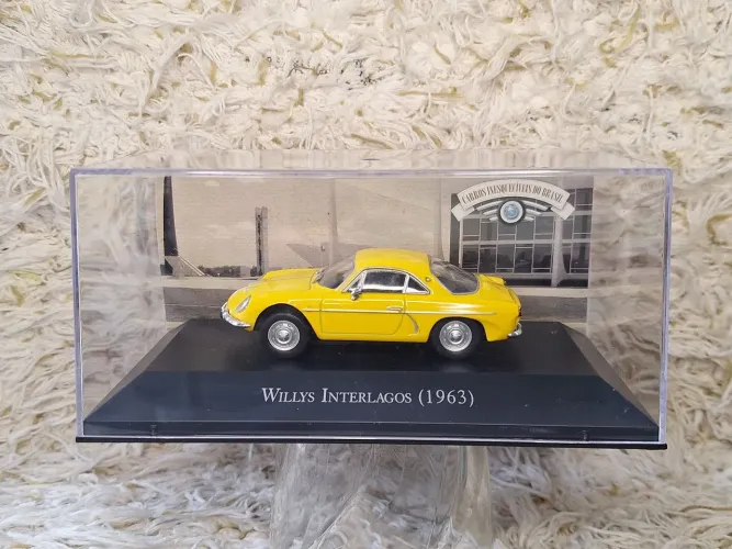 Miniatura Willys Interlagos 1963 - Carros Inesquecíveis do Brasil