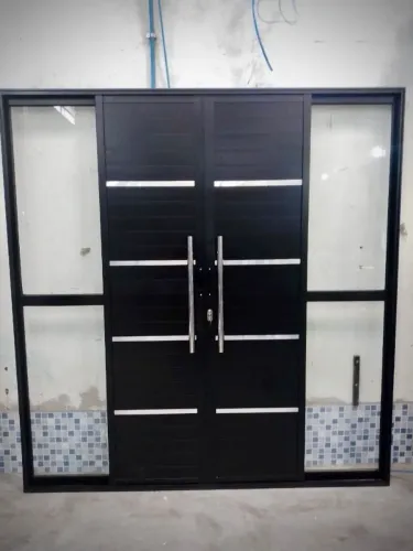OFERTÃO DE VERÃO - PORTA DE ALUMÍNIO DE CORRER PRETA