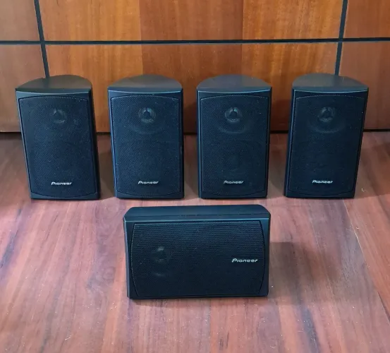 Caixas Pioneer p/ Home Teather ( FCRW210-K ) - Excelentes
