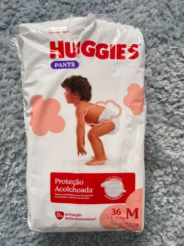 Fralda Huggies Tam. M 35un.