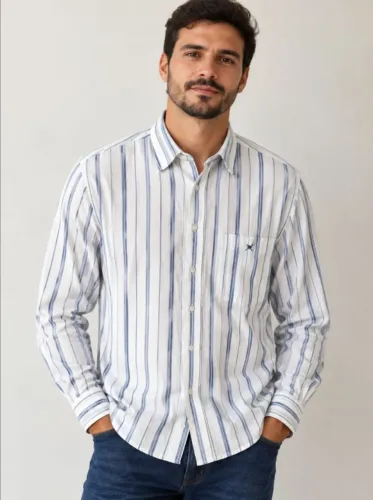 Camisa Social Polo Play 100% Algodão GG
