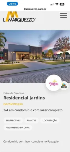 PASSO APARTAMENTO NO RESIDENCIAL JARDINS NO BAIRRO PAPAGAIO