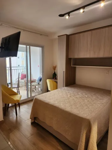 Studio para alugar com 32m², 1 quarto e 1 vaga