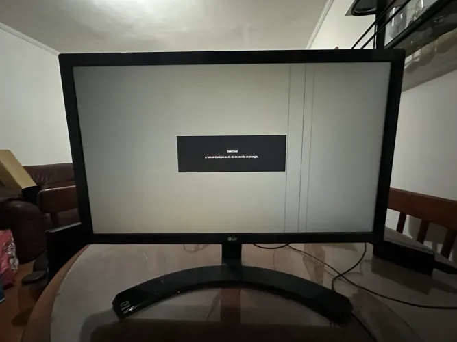 Monitor LG Flatron 22 polegadas com defeito, três linhas na tela