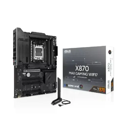 Placa Mae Asus X870 Max Gaming Wifi7 DDR5 AM5 ATX [nova]