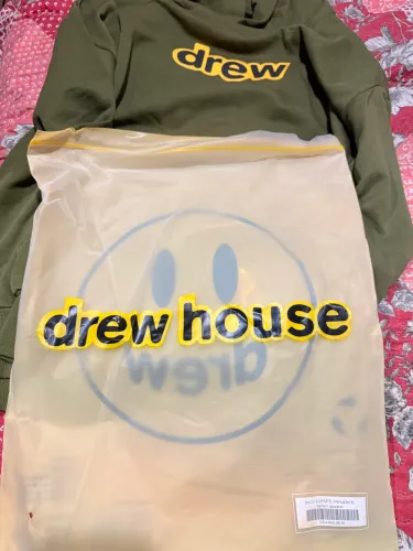 Moletom com capuz verde-oliva da Drew House