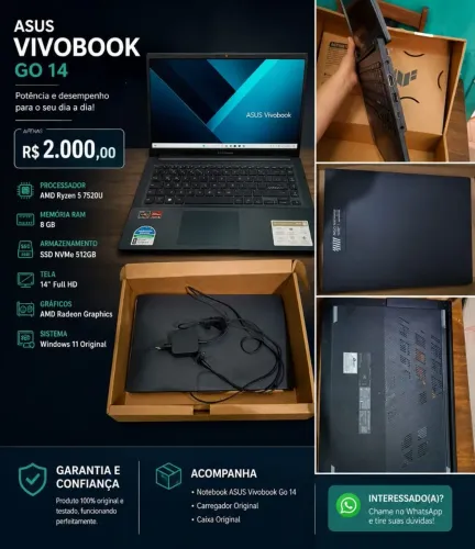 Vendo Notebook Asus