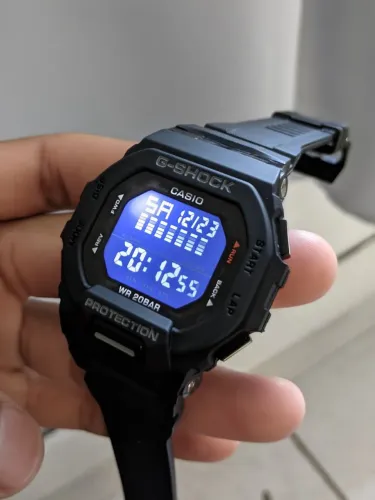 Relógio Masculino Resistente à Água Casio G-Shock Preto 