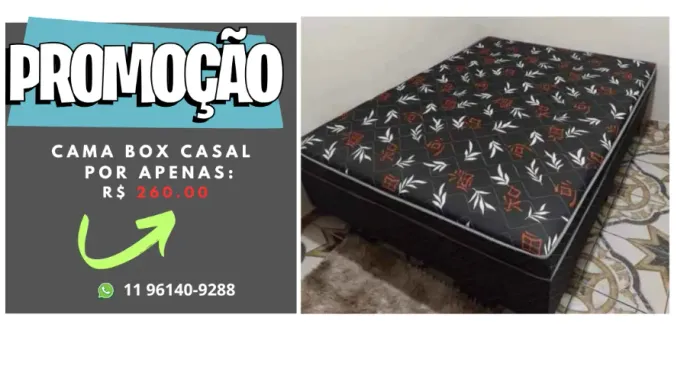 cama box casal (promoção)