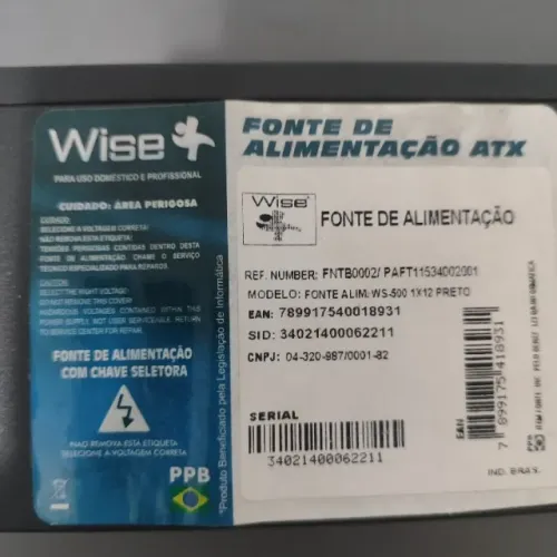 Fonte computador, entrego