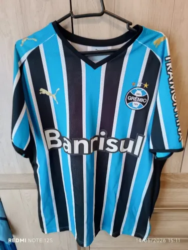 Camisa Grêmio Puma Tricolor 2008 - M (Usada)