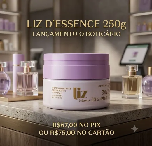 Creme hidratante luz D'essence lançamento