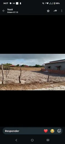 VENDE SE TERRENO ,14 P 24 EM LAGOA DE DENTRO, PROSSIMO PRAIA ARIOS