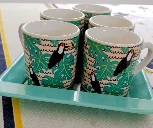 Jogo de xícaras cafezinho