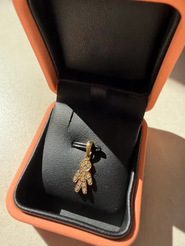 Pingente Menino Ouro 18k com Diamantes e certificado de garantia - R$1.350