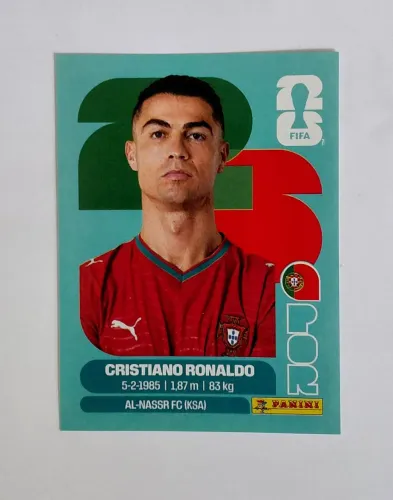 Figurinha Cristiano Ronaldo Copa do Mundo 2026